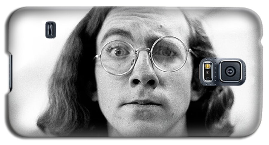 Self-portrait Galaxy S5 Case featuring the photograph Self-Portrait, With Raised Eyebrow, 1972 by Jeremy Butler