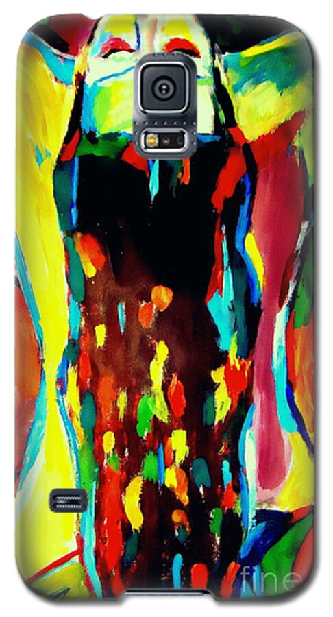 Nude Figures Galaxy S5 Case featuring the painting Serenity by Helena Wierzbicki