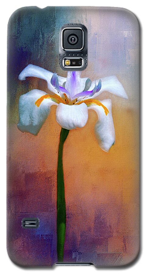 Wild Iris Galaxy S5 Case featuring the photograph Shades of Iris by Carolyn Marshall