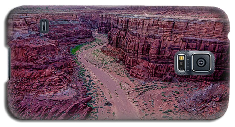 Utah Galaxy S5 Case featuring the photograph Shafer Canyon at Sunset - Moab - Utah by Gary Whitton