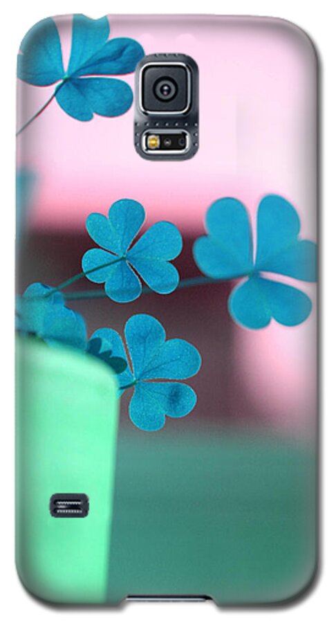 Blue Galaxy S5 Case featuring the photograph Shamrock Pot V by Emanuel Tanjala
