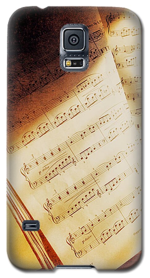 Sheet Music Galaxy S5 Case featuring the photograph Sheet Music by Eleanor Abramson