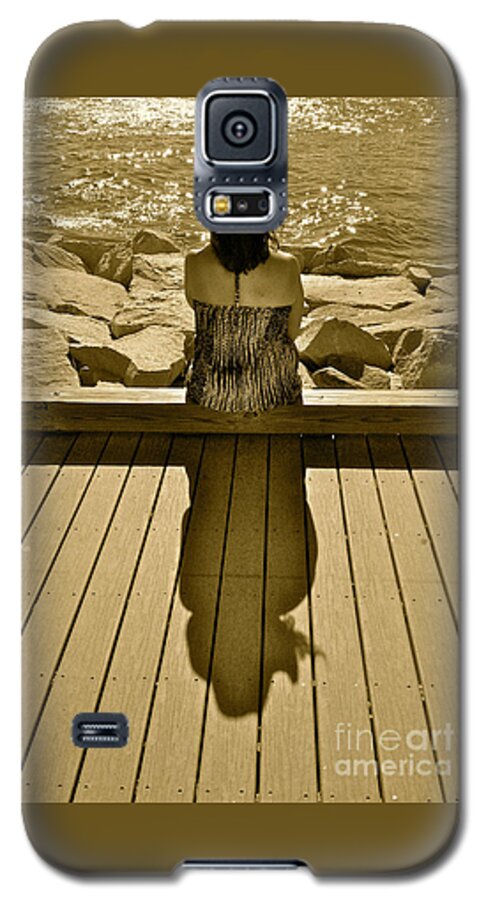 Woman Galaxy S5 Case featuring the photograph Shimmer and Shadow by Jason Freedman