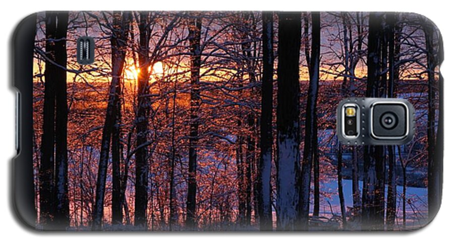Landscape Galaxy S5 Case featuring the photograph Shimmery Sunrise by Patricia Overmoyer