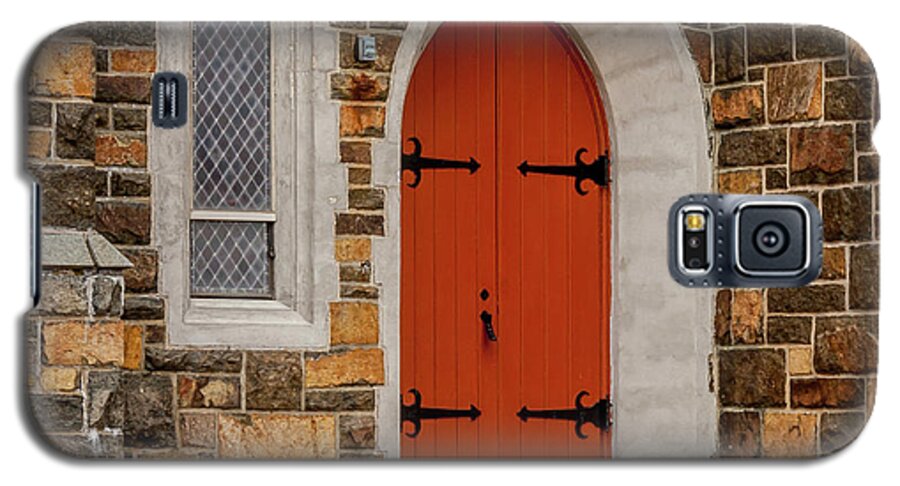 Church Galaxy S5 Case featuring the photograph Side Door by Phil Spitze