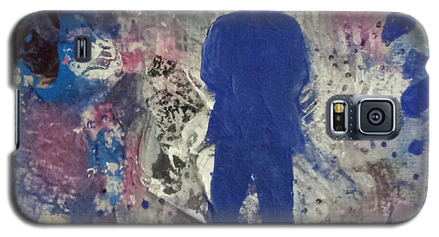 Abstract Galaxy S5 Case featuring the painting Silouette 1 by Elise Boam