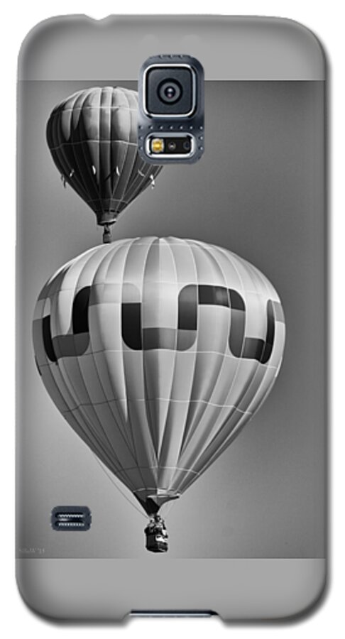 Hot Air Balloons Galaxy S5 Case featuring the photograph Silver Sky Balloons by Kevin Munro