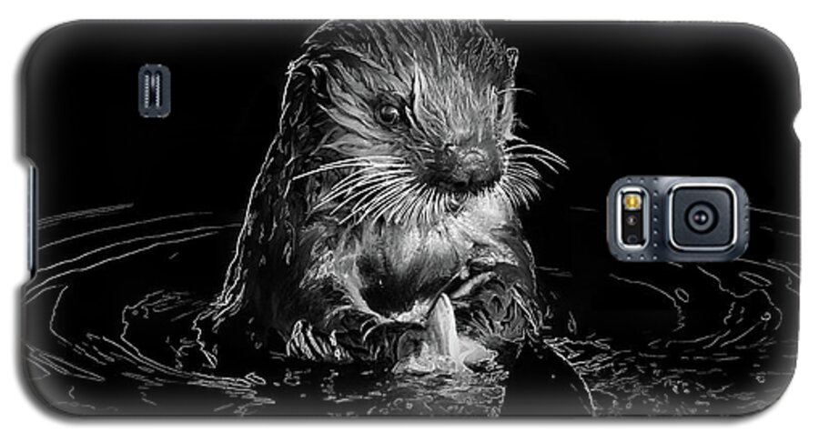 Animal Galaxy S5 Case featuring the photograph Simply Otter by Alice Cahill
