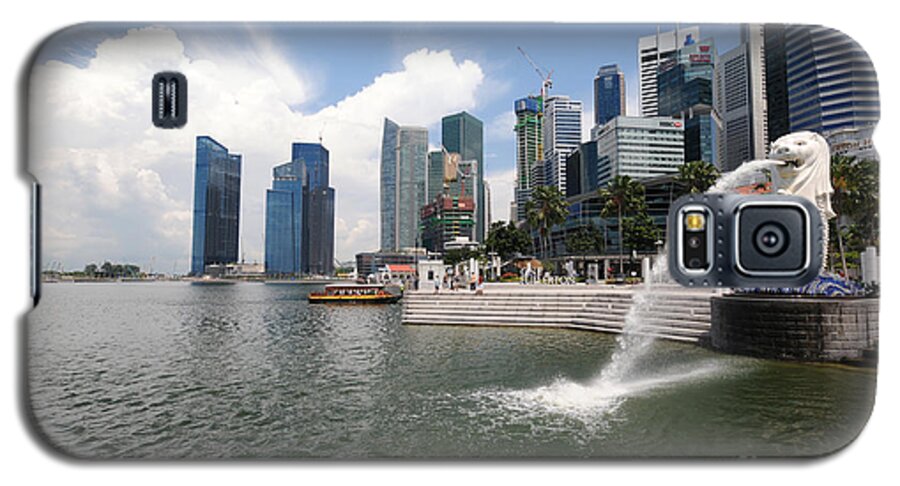 Singapore Galaxy S5 Case featuring the photograph Singapore by Charuhas Images
