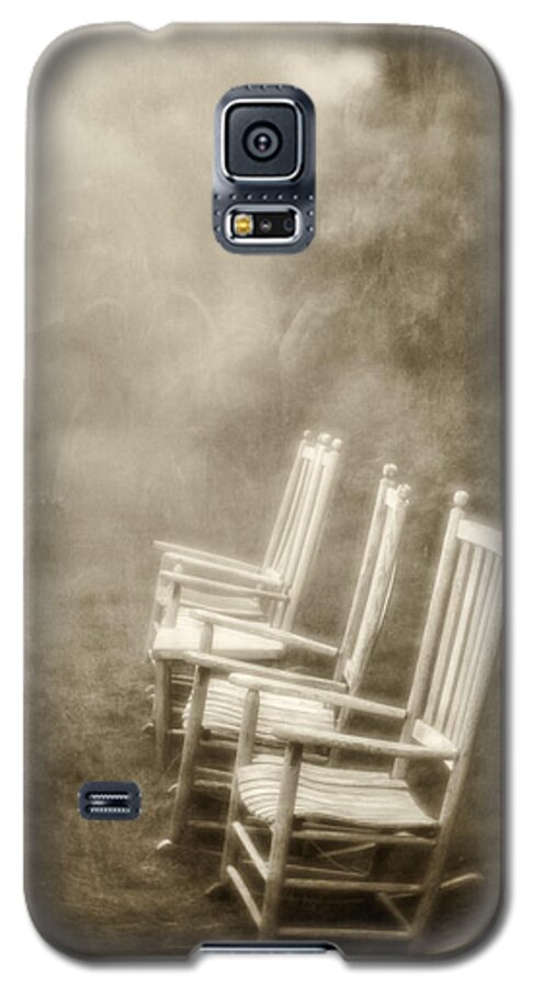 Mt. Pisgah Galaxy S5 Case featuring the photograph Sit A Spell-sepia by Joye Ardyn Durham