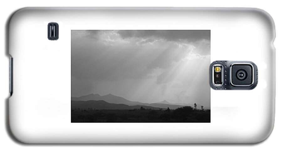 Blessings Galaxy S5 Case featuring the photograph SKC 4928 Blessings are Showering by Sunil Kapadia