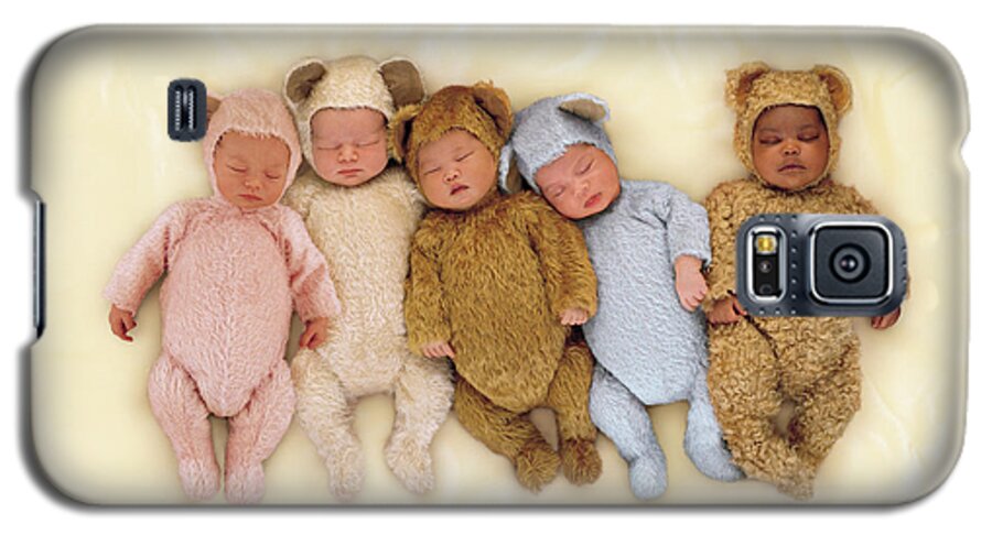 Teddy Bears Galaxy S5 Case featuring the photograph Sleepy Bears by Anne Geddes