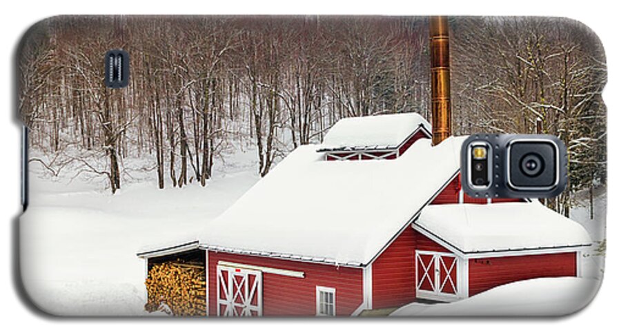Sugar Shack Galaxy S5 Case featuring the photograph Snowed in at the Sugar Shack by Kristen Wilkinson