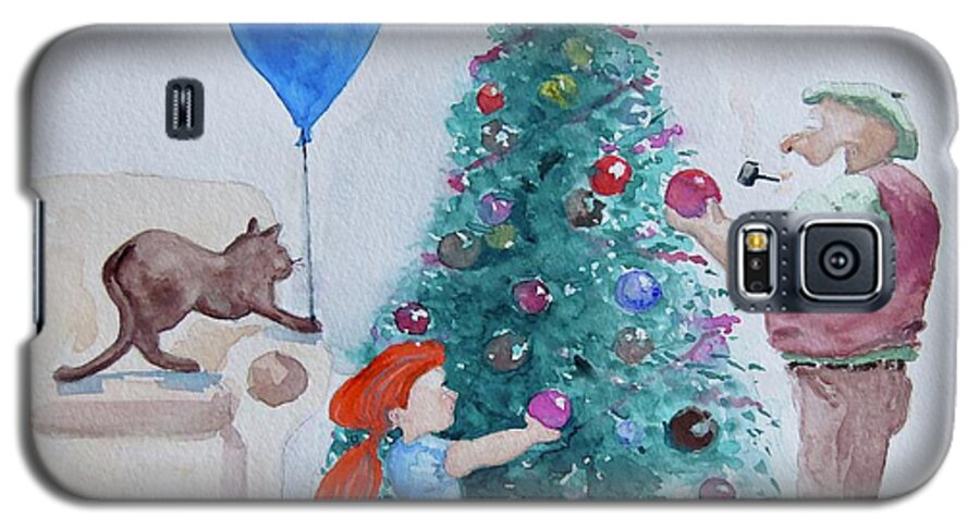 Painting Galaxy S5 Case featuring the painting So Pretty Grandpa by Geni Gorani