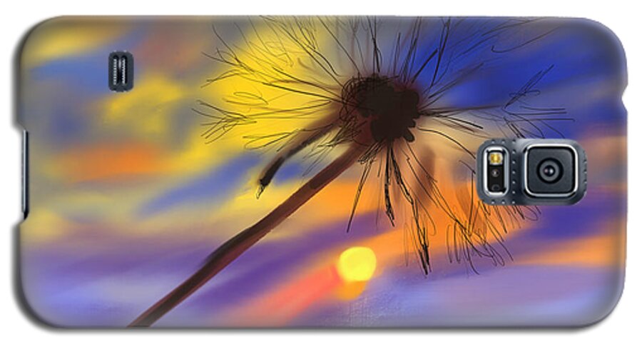 Digital Galaxy S5 Case featuring the digital art Some See A Weed by Bonny Butler