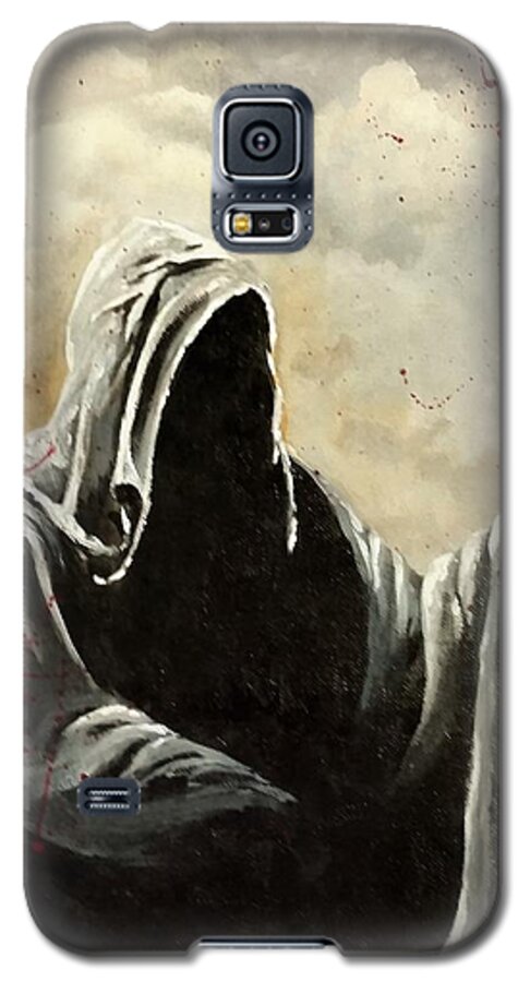 Sorcerer Galaxy S5 Case featuring the painting Sorcery by Anne Gardner