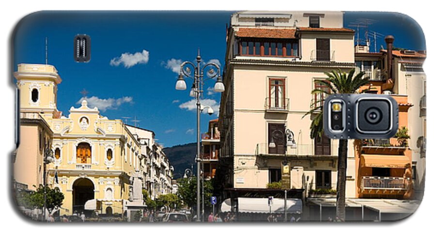 Piazza San Antonio Galaxy S5 Case featuring the photograph Sorrento Italy Piazza by Sally Weigand