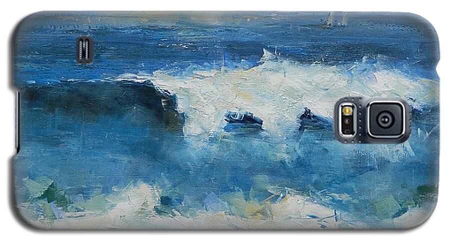 Ocean Galaxy S5 Case featuring the painting Soul of the Sea by Dan Campbell