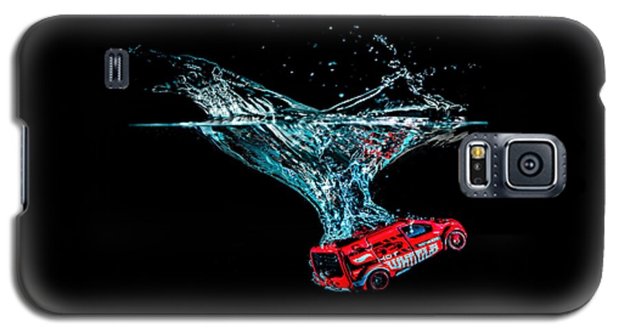 Water Galaxy S5 Case featuring the photograph Splash Down by Nick Bywater