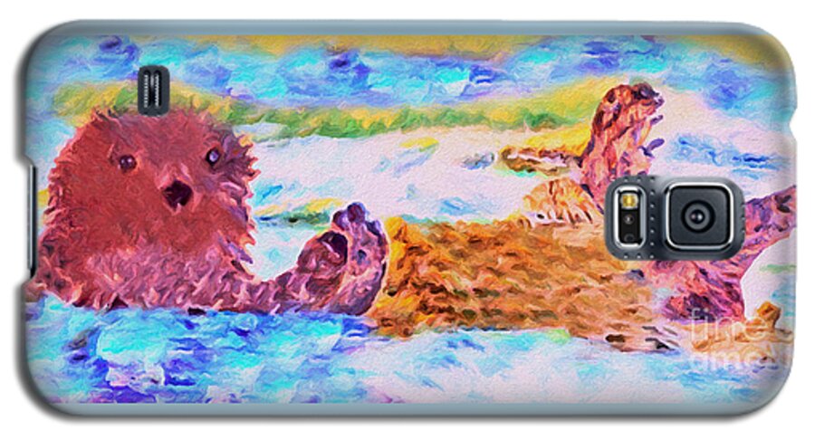 Splish Splash Galaxy S5 Case featuring the painting Splish Splash by David Millenheft