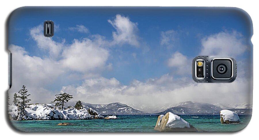 Snow Galaxy S5 Case featuring the photograph Spring snow by Martin Gollery