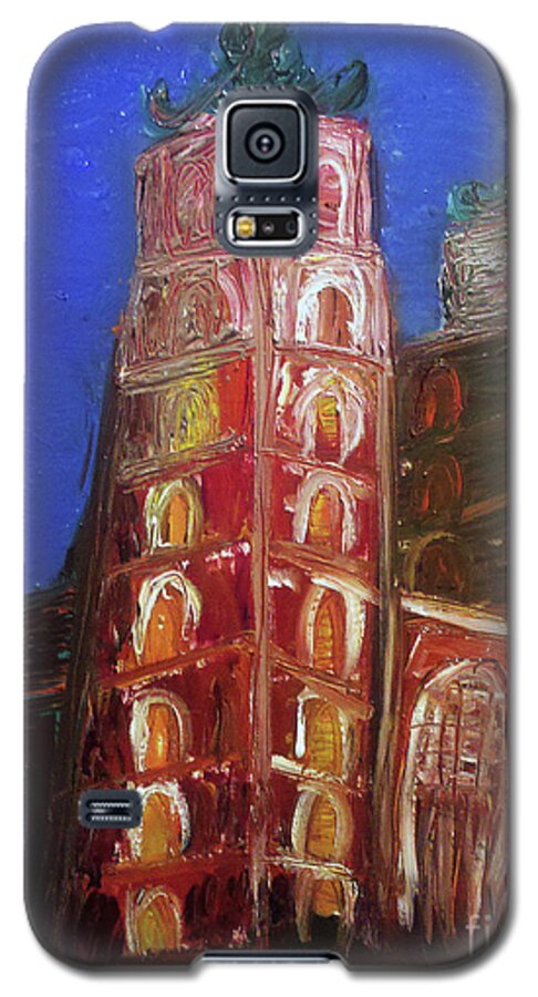 Oil Painting Galaxy S5 Case featuring the painting St. Mary's Church Kosciol Marjacki by Ania M Milo