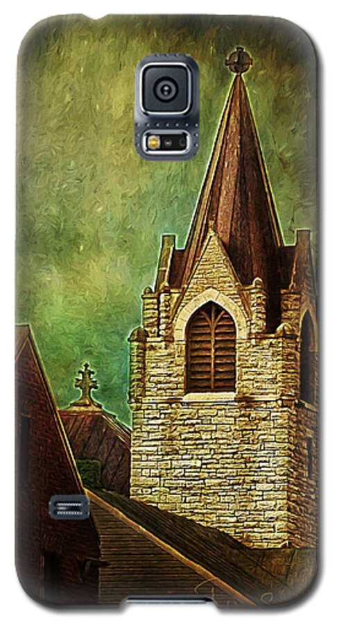 Julia Springer Galaxy S5 Case featuring the photograph St Peter's By Night by Julia Springer