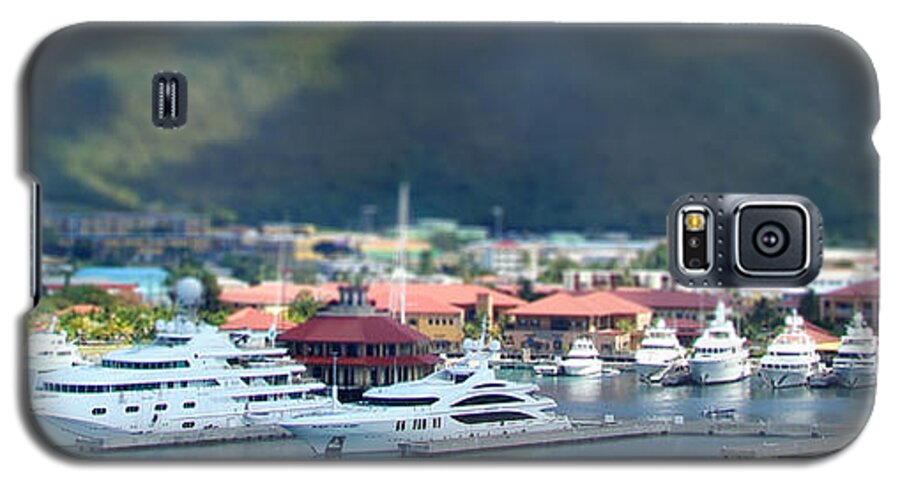 Tilt Shift Galaxy S5 Case featuring the photograph St. Thomas US Virgin Islands by Shelley Neff
