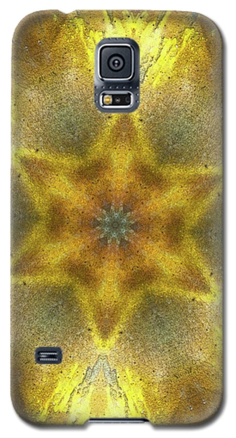 Star Galaxy S5 Case featuring the digital art Star Kaleidoscope by Wim Lanclus