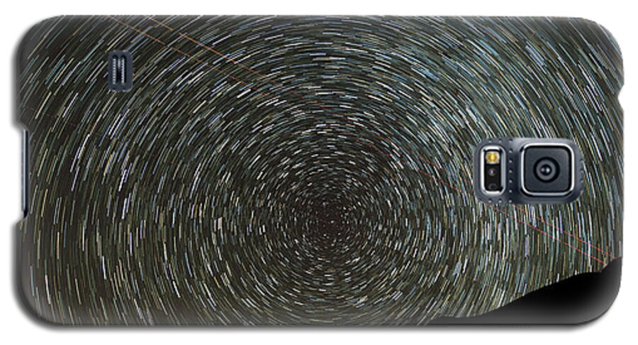 Colorado Plateau Galaxy S5 Case featuring the photograph Star Trails by Jim Thompson