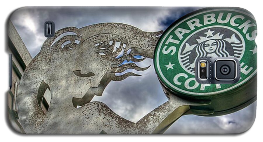 Seattle Galaxy S5 Case featuring the photograph Starbucks Coffee by Spencer McDonald