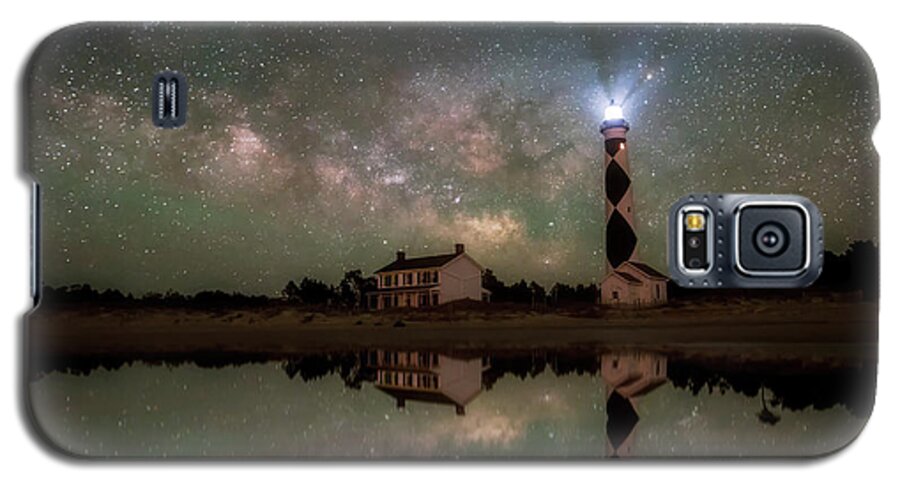 Starry Night Galaxy S5 Case featuring the photograph Starry Reflections by Russell Pugh