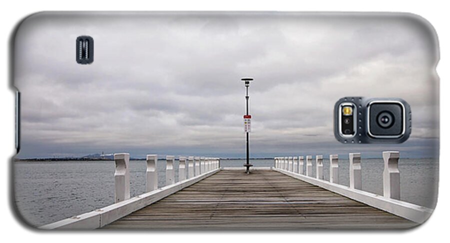 Geelong Galaxy S5 Case featuring the photograph Steampacket Quay by Linda Lees