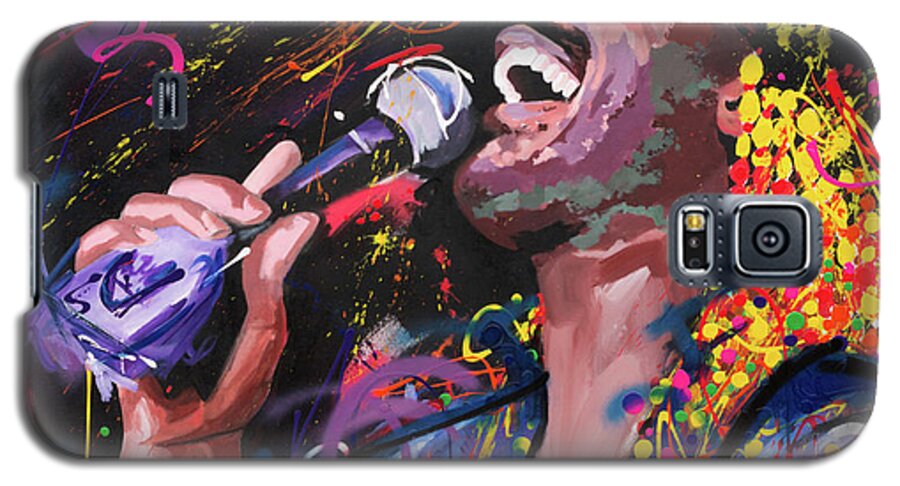 Stevie Wonder Galaxy S5 Case featuring the painting Stevie Wonder by Richard Day