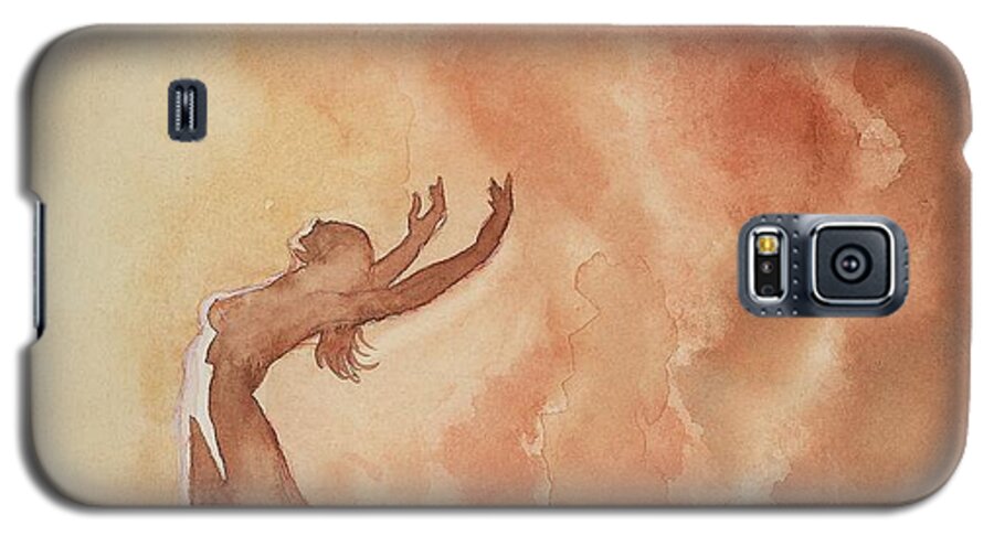 Dream Image Galaxy S5 Case featuring the painting Storm Dancer by Victoria Lisi
