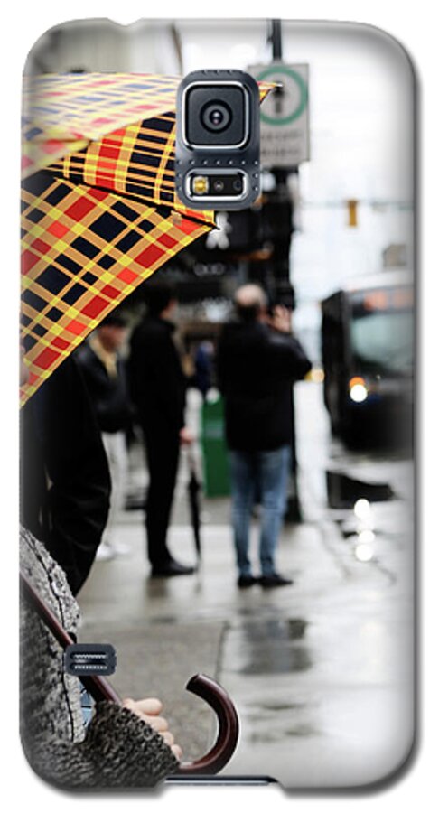 Street Photography Galaxy S5 Case featuring the photograph Stuck down by J C