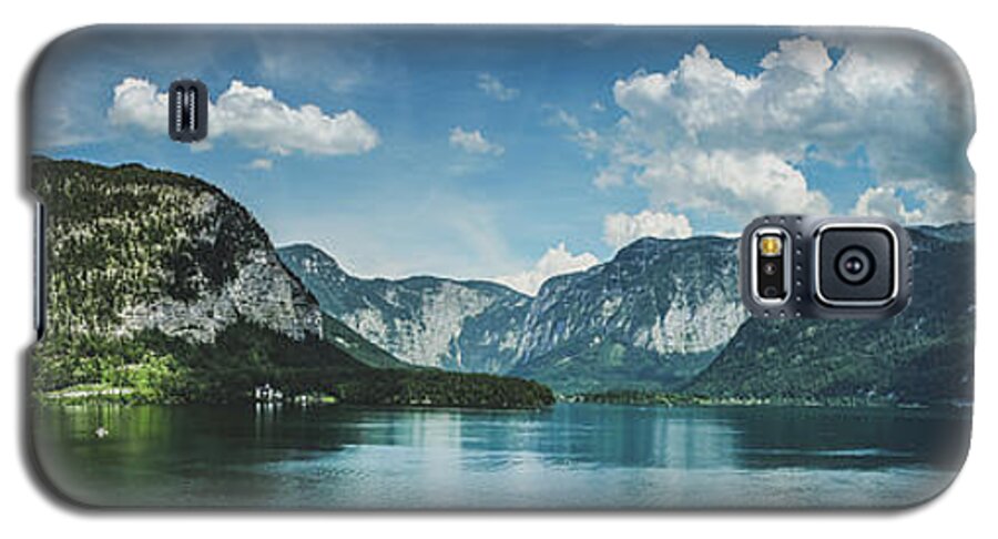 Architecture Galaxy S5 Case featuring the photograph Stunning Lake Hallstatt Panorama by Andy Konieczny
