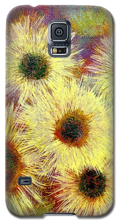 Flowers Galaxy S5 Case featuring the painting Summer Dazzlers by Jim Whalen