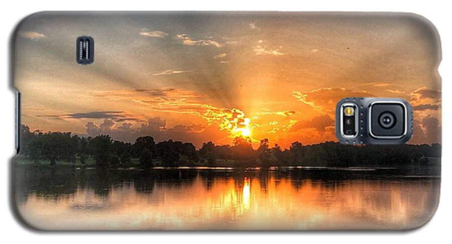 Sunrise Galaxy S5 Case featuring the photograph Summer Sunrise 2 - 2019 by Sumoflam Photography