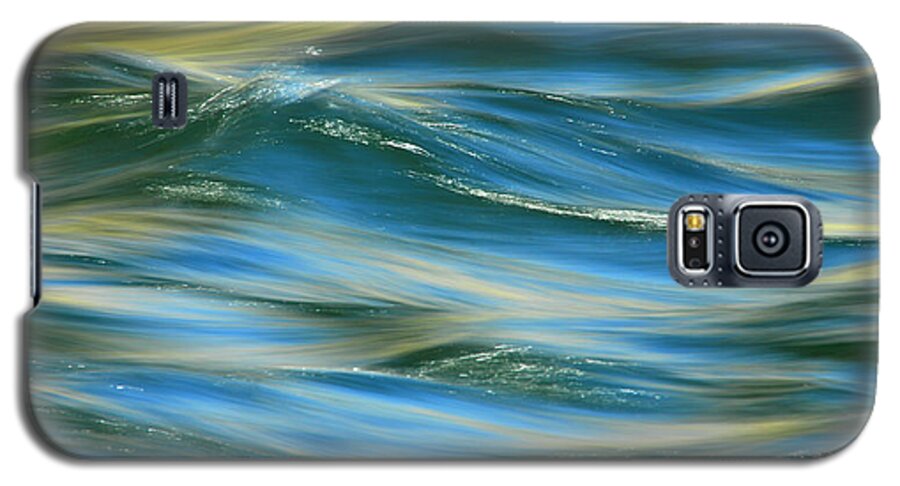 Water Galaxy S5 Case featuring the photograph Sunlight Over The River by Donna Blackhall