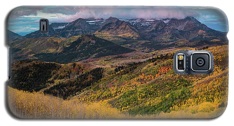 Mount Timpanogos Galaxy S5 Case featuring the photograph Sunrise View of Mount Timpanogos by James Udall