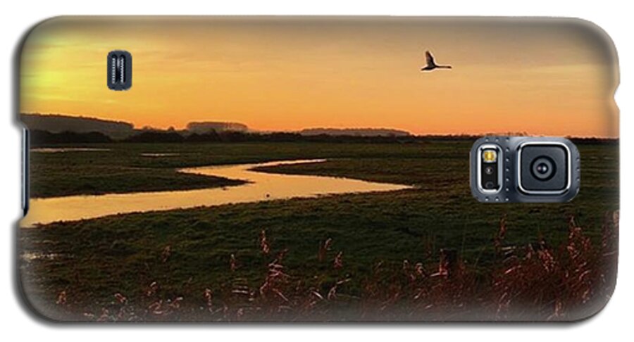 Natureonly Galaxy S5 Case featuring the photograph Sunset At Holkham Today

#landscape by John Edwards