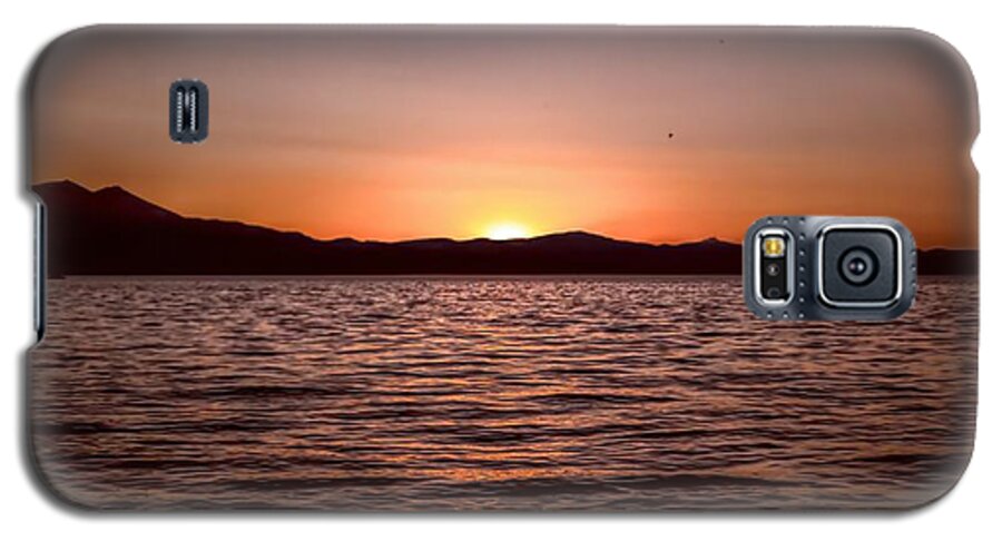 Lake Tahoe Galaxy S5 Case featuring the photograph Sunset at the Lake 2 by Joe Lach