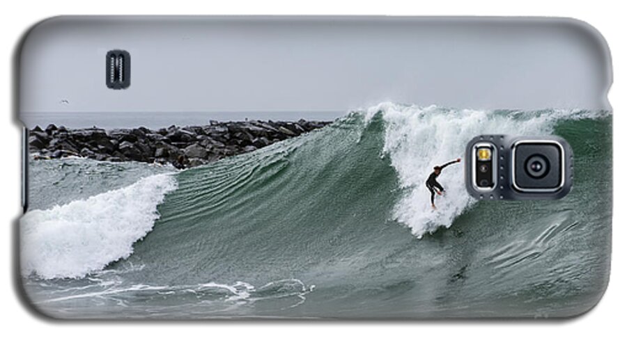 Surf Galaxy S5 Case featuring the photograph Surf's Up by Eddie Yerkish