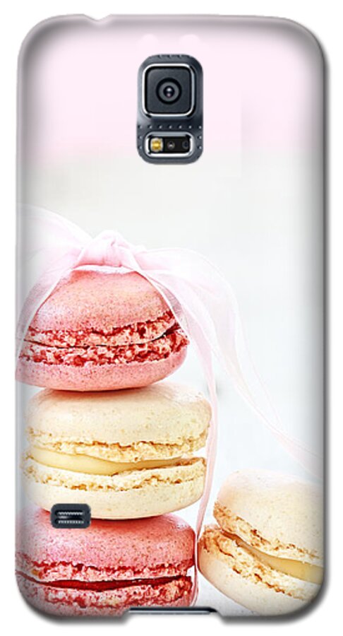 Macaron Galaxy S5 Case featuring the photograph Sweet French Macarons by Stephanie Frey