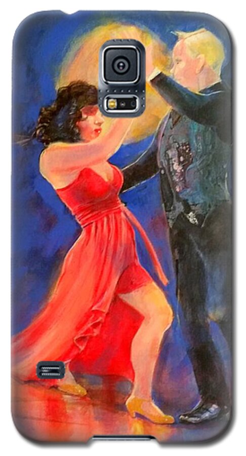 Dancer Galaxy S5 Case featuring the painting Tango by Gertrude Palmer