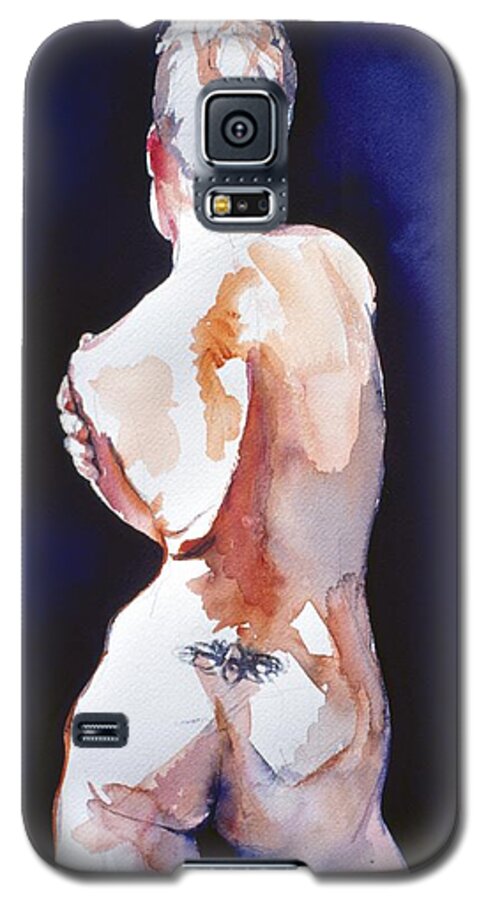 Full Body Galaxy S5 Case featuring the painting Tattoo by Barbara Pease