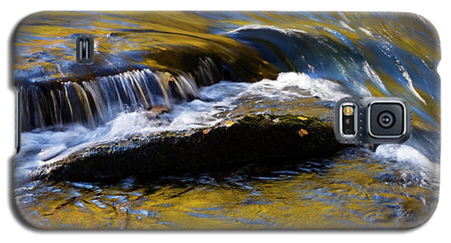 Autumn Galaxy S5 Case featuring the photograph Tellico River - D010004 by Daniel Dempster