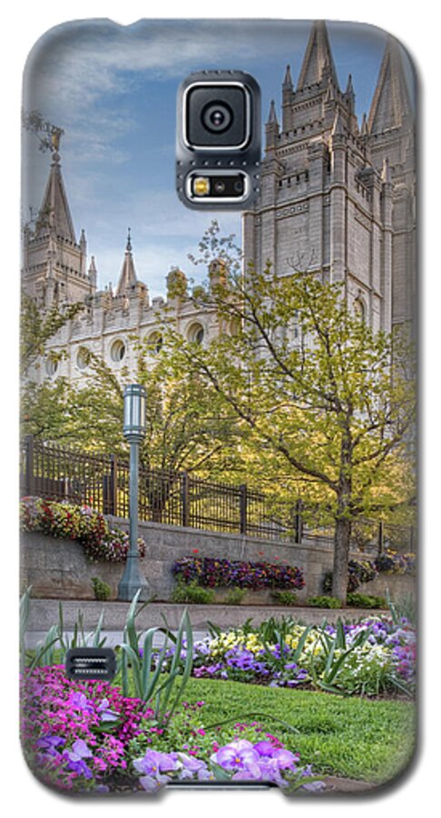 Mormon Galaxy S5 Case featuring the photograph Temple Square Salt Lalke City utah by Douglas Pulsipher