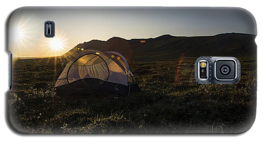 Alaska Galaxy S5 Case featuring the photograph Tenting in the Midnight Sun by Ian Johnson